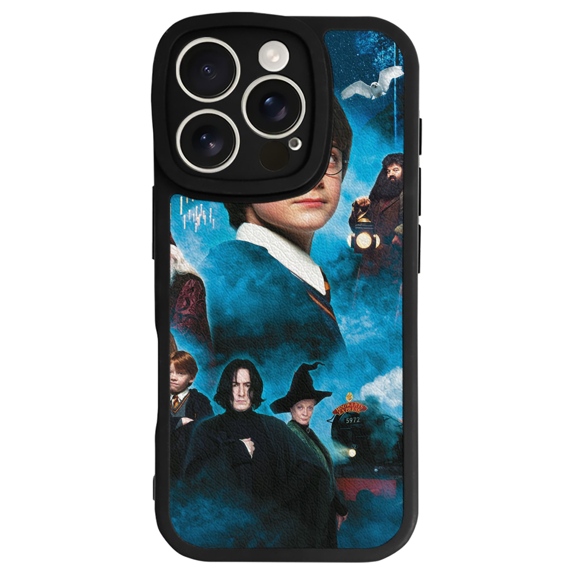 （画像用） Harry Potter ハリー・ポッターシリーズ 【iPhone 16シリーズ対応】シリコンスマホケース（レザー調） 材質：シリコン
